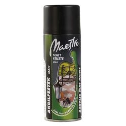 Maestro - Akril - Matt fekete - 400 ml 
