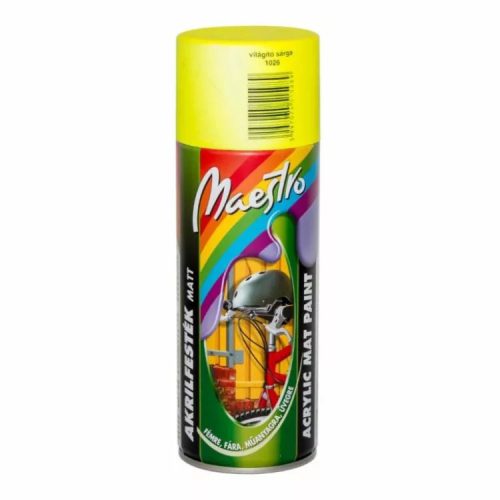 Maestro - Akril világító sárga - 400 ml - RAL1026