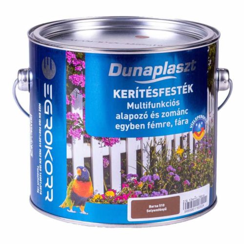 Dunaplaszt - kerítésfesték barna 510 - 2,5l