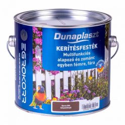 Dunaplaszt - kerítésfesték barna 500 - 2,5l