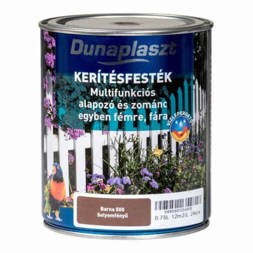 Dunaplaszt - kerítésfesték barna 500 - 0,75l
