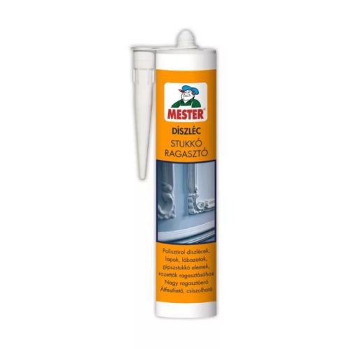 Mester - Diszléc stukkó ragasztó - fehér - 310 ml  