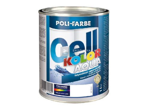 Cellkolor - Aqua selyemfényű zománc - fehér - 1 l 