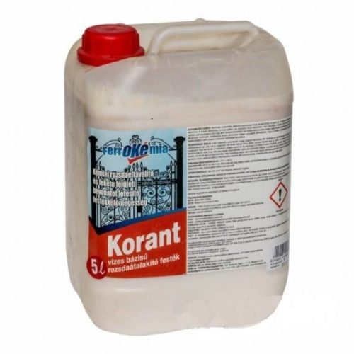 Korant - Rozsdaátalakító festék - fekete - 5 l