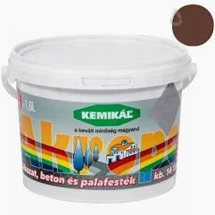 Kemikál - Akropol - Lábazat - Beton festék - több színben - 4 liter