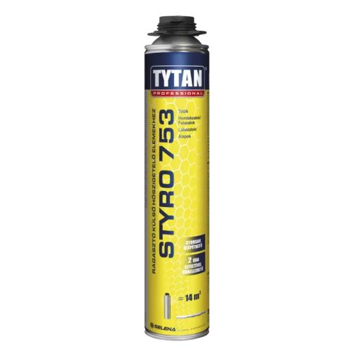 Tytan - Pisztolyos ragasztóhab - STYRO - 750ml