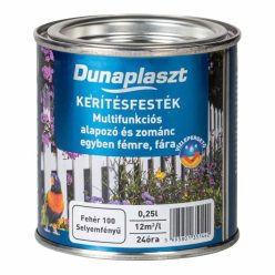Dunaplaszt - kerítésfesték fehér - 0,25l