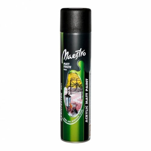 Maestro - Akril - Matt fekete - 600 ml