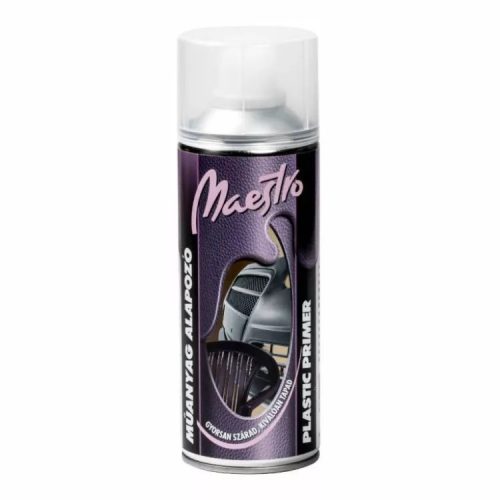 Maestro - Műanyagra alapozó spray - 400 ml 