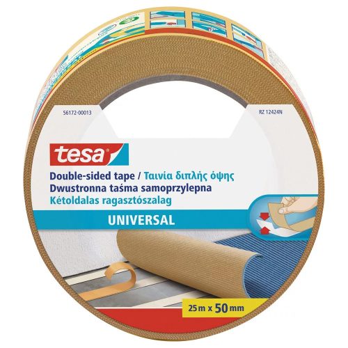 Tesa - Kétoldalú ragasztószalag - átlátszó
