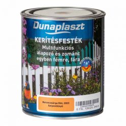 Dunaplaszt - kerítésfesték narancs - 0,75 l