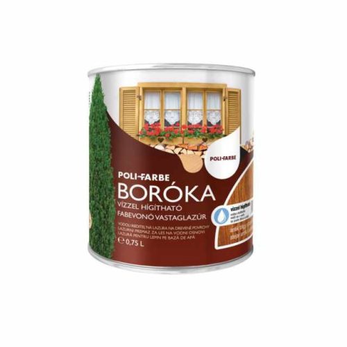 Boróka vízbázisú vastaglazúr 0,75l (több színben)