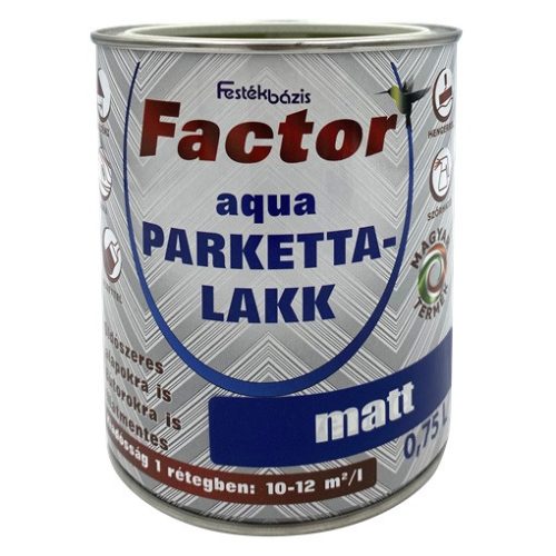 Factor - Vizes parketta lakk - 0,25l
